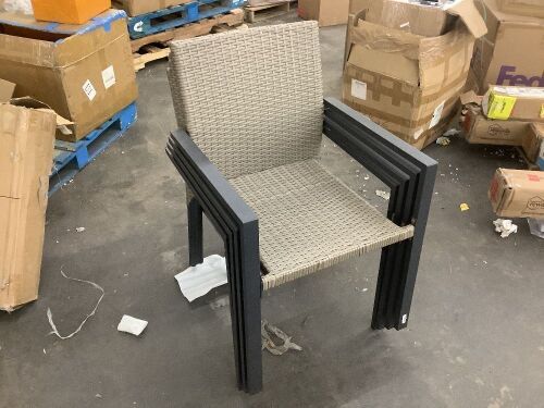 Lot of (4) Outdoor Dining Chairs - Lot 718