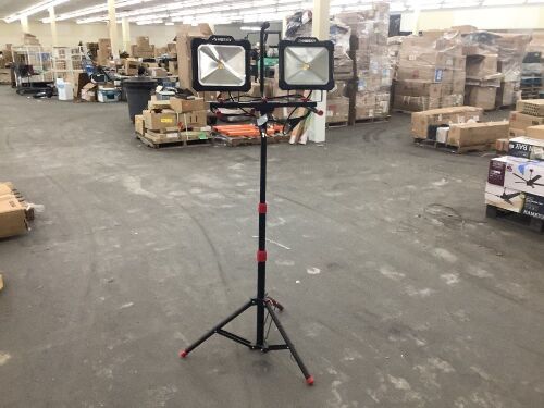 Husky 10,000-Lumen Twin-Head LED Work Light - Lot 46
