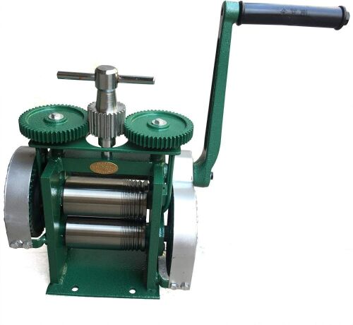 Hand Crank Gold and Silver Jewelry Rolling Mill Machine - Lot 12