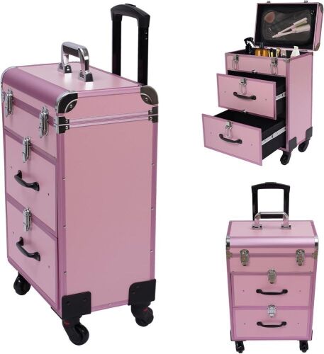 Rolling Makeup Train Case  - Lot 13