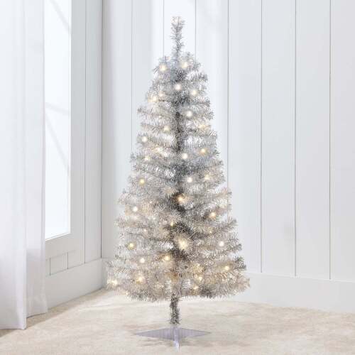 Prelit Colorful Mini Spruce Christmas Tree w/ LED Lights - 4ft - Lot 8983