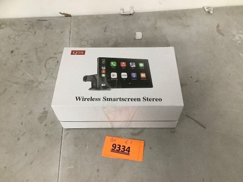 Q9S Wireless Smartscreen Stereo - Lot 9334
