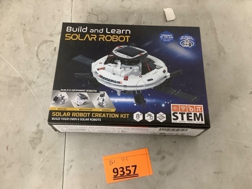Build and Learn Solar Robot - Lot 9357