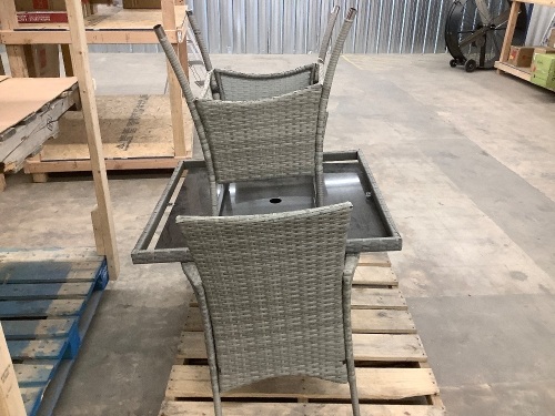 Patio Table And Chairs - Lot 9390