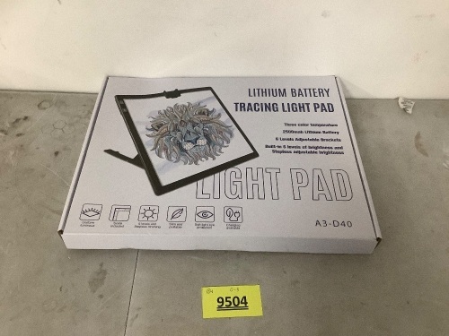 Tracing Light Pad - Lot 9504