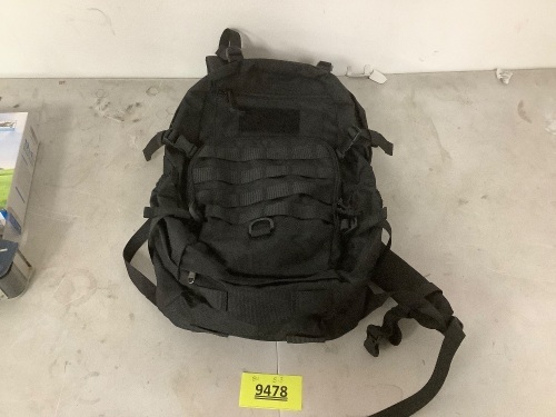 Black Backpack - Lot 9478
