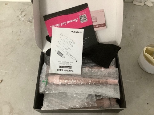 5-In-One Professional Ceramic Interchangeable Curling Wand Set - Lot 9491