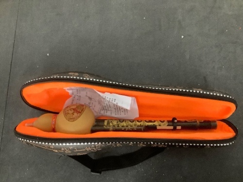 Hand Carved Hulusi for Beginners - Wind Instrument Chinese Flute - Lot 9540