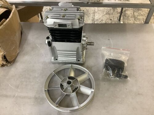 3 Hp Air Compressor Pump Head, 2200W Twin Cylinder - Lot 94