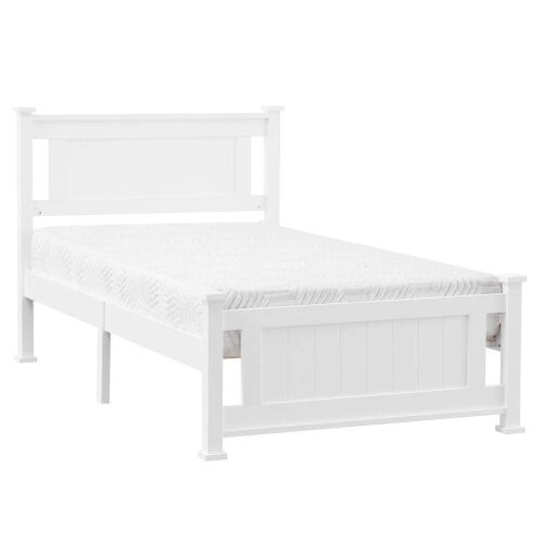 VINGLI Wood Bed Frame with Headboard, Full  - Lot 97