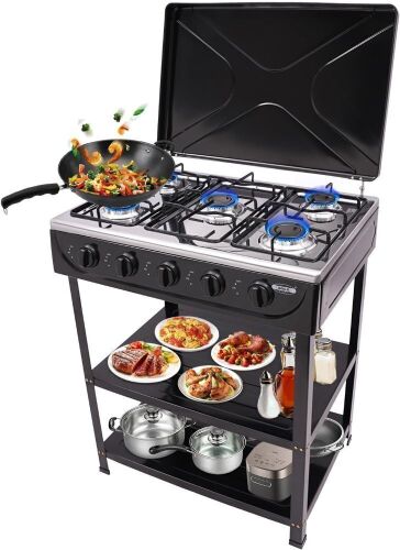  5 Burner Gas Outdoor Camping Stove  - Lot 107