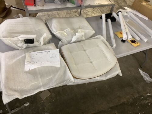 Set of 2 Upholstered Dinging Chairs  - Lot 108