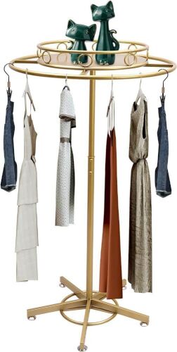 360° Rotating Floor Standing Clothes Rack - Missing 3 Nuts - Lot 195