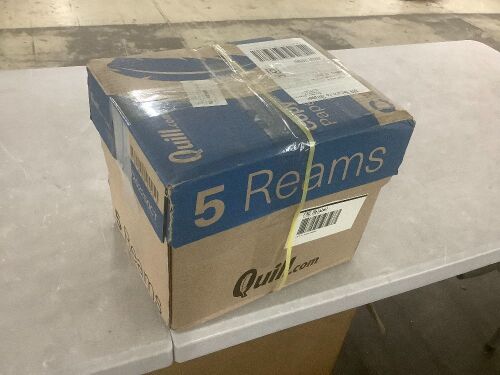 Quill Copy Paper 8.5" x 11" 92 Brightness 20lb 2500 Sheets - Lot 491