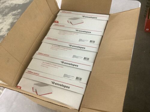 Case of (5) Office Depot All-Purpose Envelopes, #10, 500 ct  - Lot 493