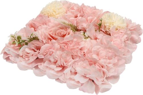 Artificial Flower Wall Panels, 15" x 15", 12 pc  - Lot 290