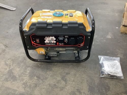 6.5HP Gas Generator - Engine Has Compression, Electrical Outlets Need Repair, Damaged Air Cleaner Cover - Lot 65