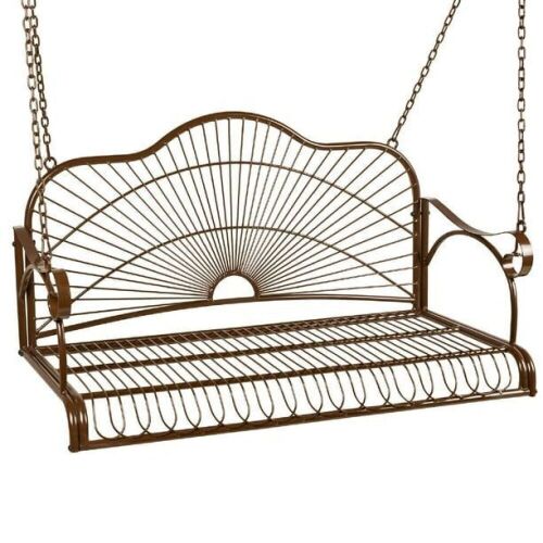 Hanging Iron Porch Swing - Lot 205