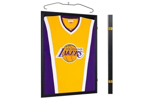 Wall Mounted Jersey Display Frame, 98% UV Protection and Metal Hanger - Lot 690