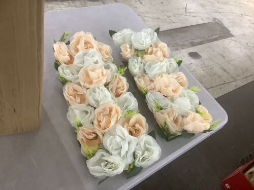  Artificial Flower Centerpieces, 10 pc  - Lot 789