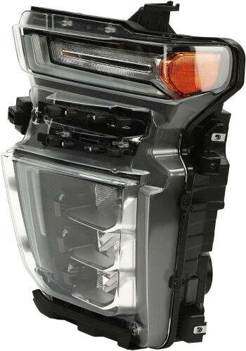 Chevy Silverado 2500HD 3500HD LED Type Left Headlight Replacement Assembly - Lot 886