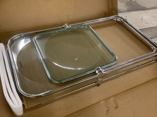 Acrylic Folding Chairs, Blue Green, 4 Pack - Lot 171