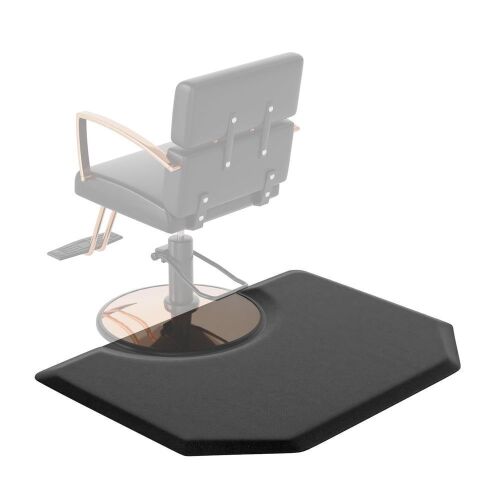 OmySalon Hexagon Salon Anti Fatigue Mat for Round Base Styling Chair 3'x4' 7/8in Thick - Lot 279