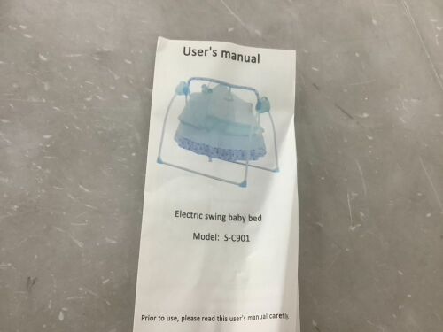 Electric Swing Baby Bed  - Lot 430