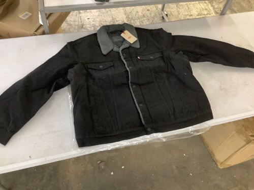 Lot of (3) Levi's Type III Sherpa Trucker Jacket, XXL - Authenticity Unknown  - Lot 739