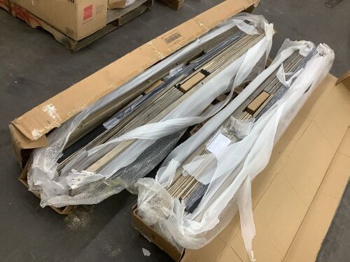 Lot of (2) 36" x 84" Barn Door Kit - Damage to Wood  - Lot 231