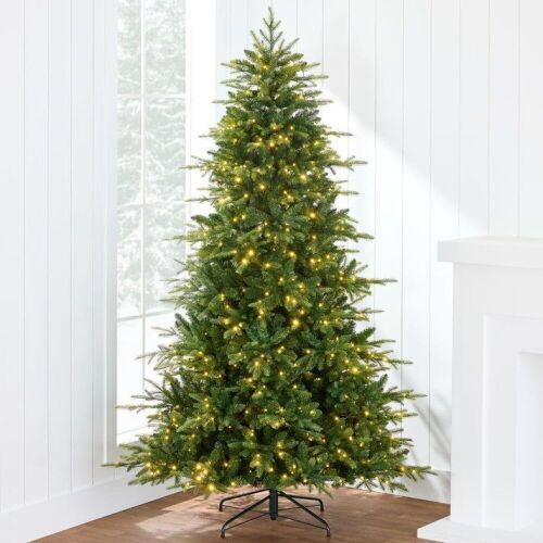 6' Pre-Lit Artificial Full Aspen Christmas Tree w/ 2-in-1 Micro LED Lights - Lot 647
