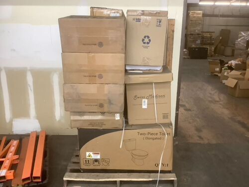 Pallet of Salvage Toilet Parts - For Parts or Repair  - Lot 145