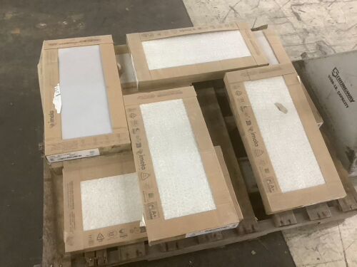 Lot of (7) Boxes 12" x 24" Rectified Matte Porcelain Floor Tile - Uninspected - Lot 146