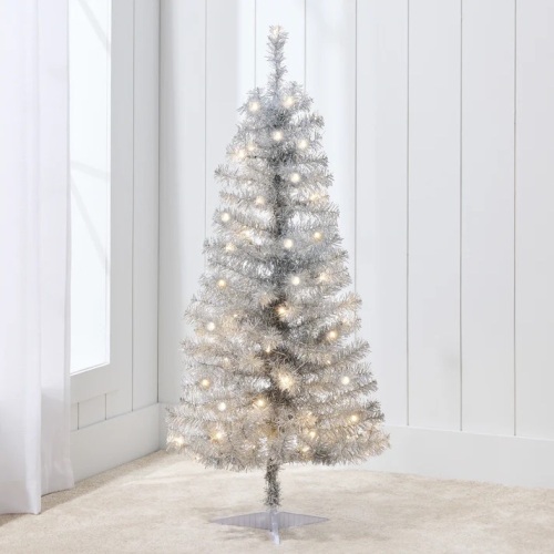 Prelit Colorful Mini Spruce Christmas Tree w/ LED Lights - 4ft - Lot 9573