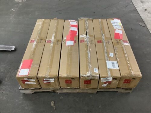 Lot of (6) 6' Pre-Lit Fiber Optic Pine Christmas Tree w/ Multicolor & LED Lights - Uninspected - Lot 172