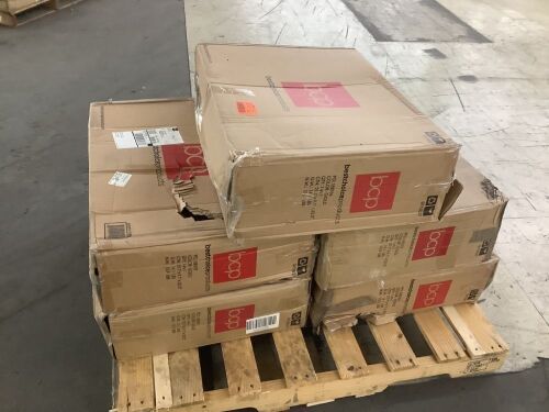Lot of (5) Lighted Christmas Reindeer & Sleigh Outdoor Decor Set w/ LED Lights - Uninspected - Lot 173
