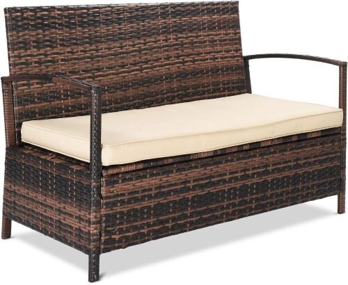 VINGLI 40 Gallon Outdoor Storage Bench - Lot 109