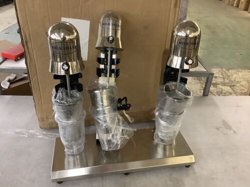 Blue Ice Milk Shake Machine - Middle Unit Needs Re-attached - Lot 134