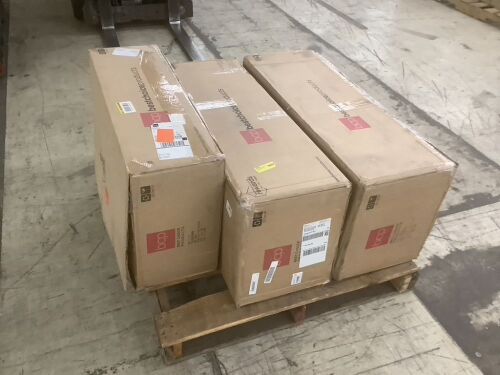 Lot of (3) Pre-Lit Artificial Fir Christmas Wreaths - Uninspected - Lot 324