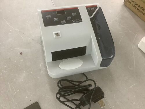  Money Counter Machine w/Auxiliary Bracket, 600pc/min - Lot 651