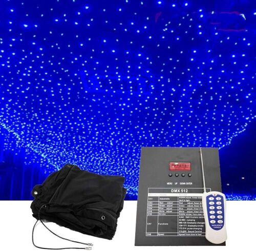  LED Stage Backdrop 20ft x 10ft Velvet Sky Background with DMX Control, White & Blue LEDs, 30W  - Lot 435