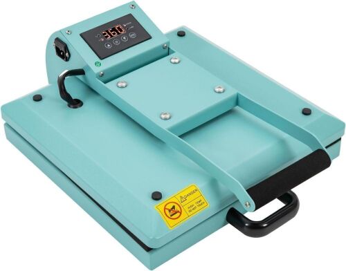 15"x15" Heat Press Sublimation Transfer Machine with Digital Control Panel Adjustable Time & Temperature 110V 60Hz - Lot 66