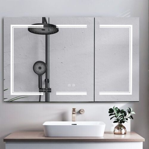  48" x 28" LED Mirror Medicine Cabinet  - Lot 34
