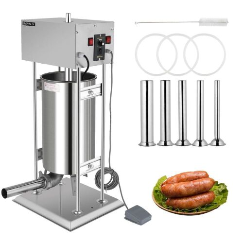 ROVSUN 66 lb. Electric Sausage Stuffer Maker with 5 Stuffing Tubes - Lot 29