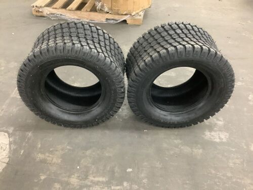  Set of 2 24x12.00-12 8 Ply Lawn Mower Golf Cart Turf Tires Load Capacity 2925 lbs  - Lot 110