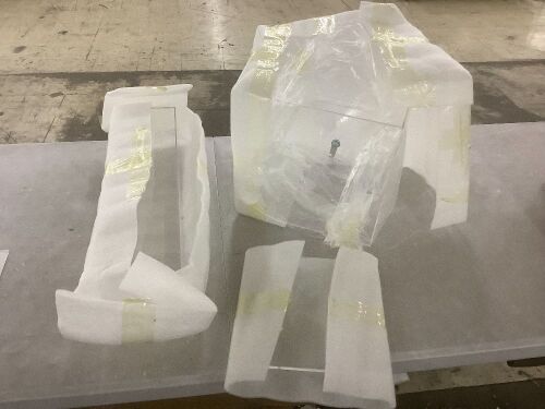Acrylic Floor Standing Donation & Ballot Box with Lock 12" x 12"  - Lot 207