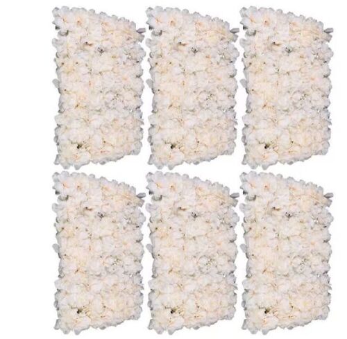 Artificial Flower Wall Panels, 24" x 16", 6 pc  - Lot 509