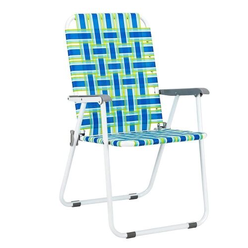 VINGLI Portable Patio Lawn Folding Webbed Chair - Lot 511