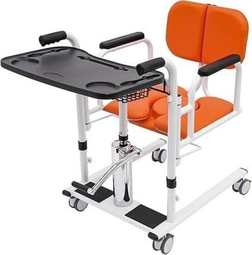 Hydraulic Patient Lift Nursing Chair, 4 in 1 Shower Chair  - Lot 188