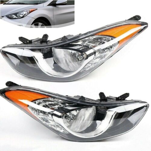 Headlight Pair for 2011-2013 Hyundai Elantra  - Lot 389